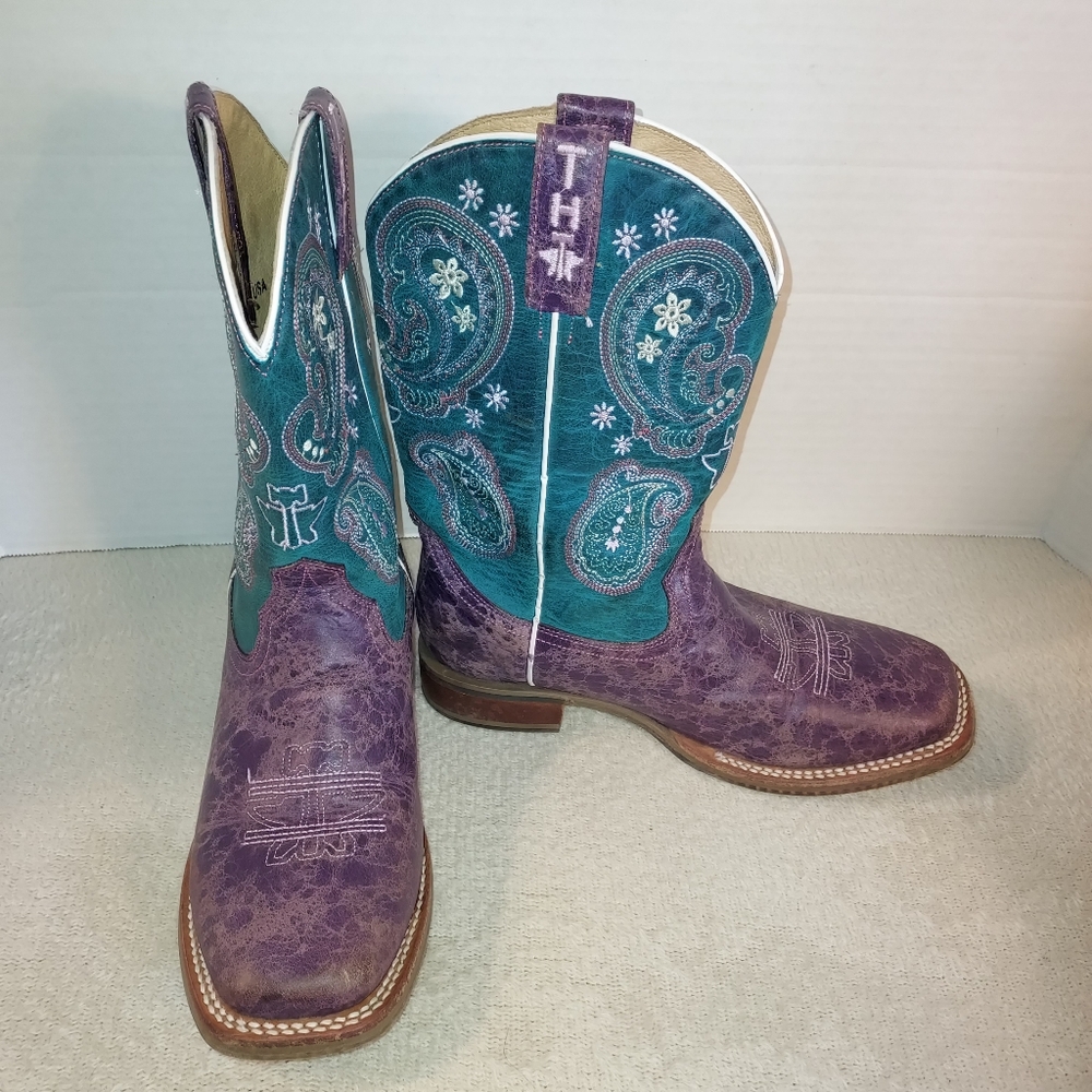 Tin Haul Girl's Western Cowboy Boots size 5